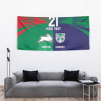 Custom Warriors-Rabbitohs Tapestry Together Sporty Style