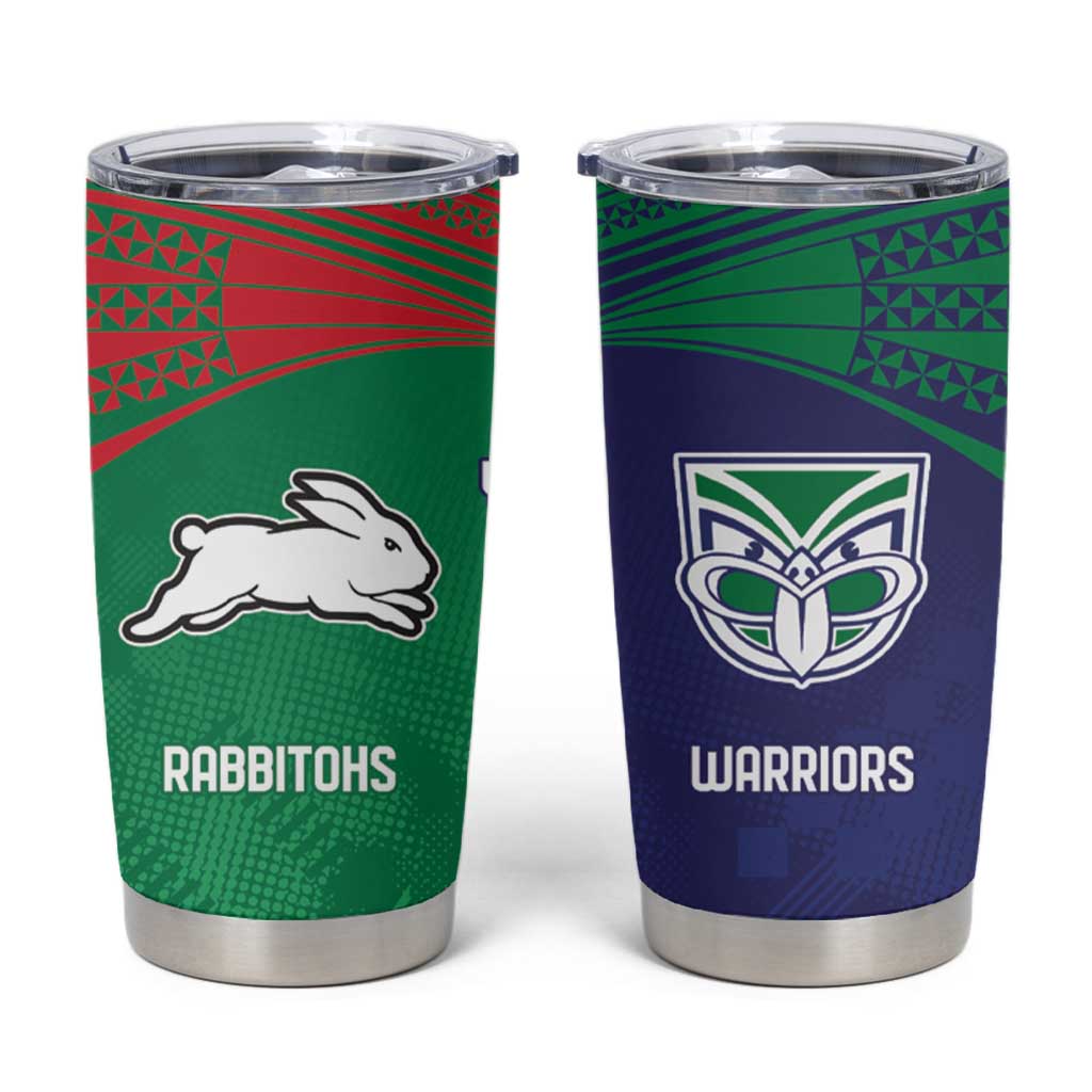 Custom Warriors-Rabbitohs Tumbler Cup Together Sporty Style