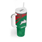 Custom Warriors-Rabbitohs Tumbler With Handle Together Sporty Style