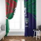 Custom Warriors-Rabbitohs Window Curtain Together Sporty Style