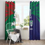 Custom Warriors-Rabbitohs Window Curtain Together Sporty Style