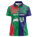 Custom Warriors-Rabbitohs Women Polo Shirt Together Sporty Style
