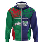 Custom Warriors-Rabbitohs Zip Hoodie Together Sporty Style