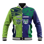 Custom Warriors-Raiders Baseball Jacket Together Sporty Style
