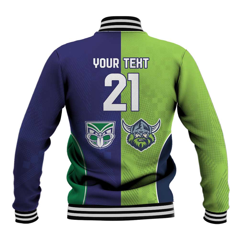 Custom Warriors-Raiders Baseball Jacket Together Sporty Style