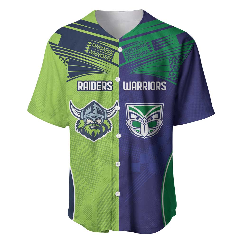 Custom Warriors-Raiders Baseball Jersey Together Sporty Style