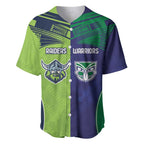 Custom Warriors-Raiders Baseball Jersey Together Sporty Style