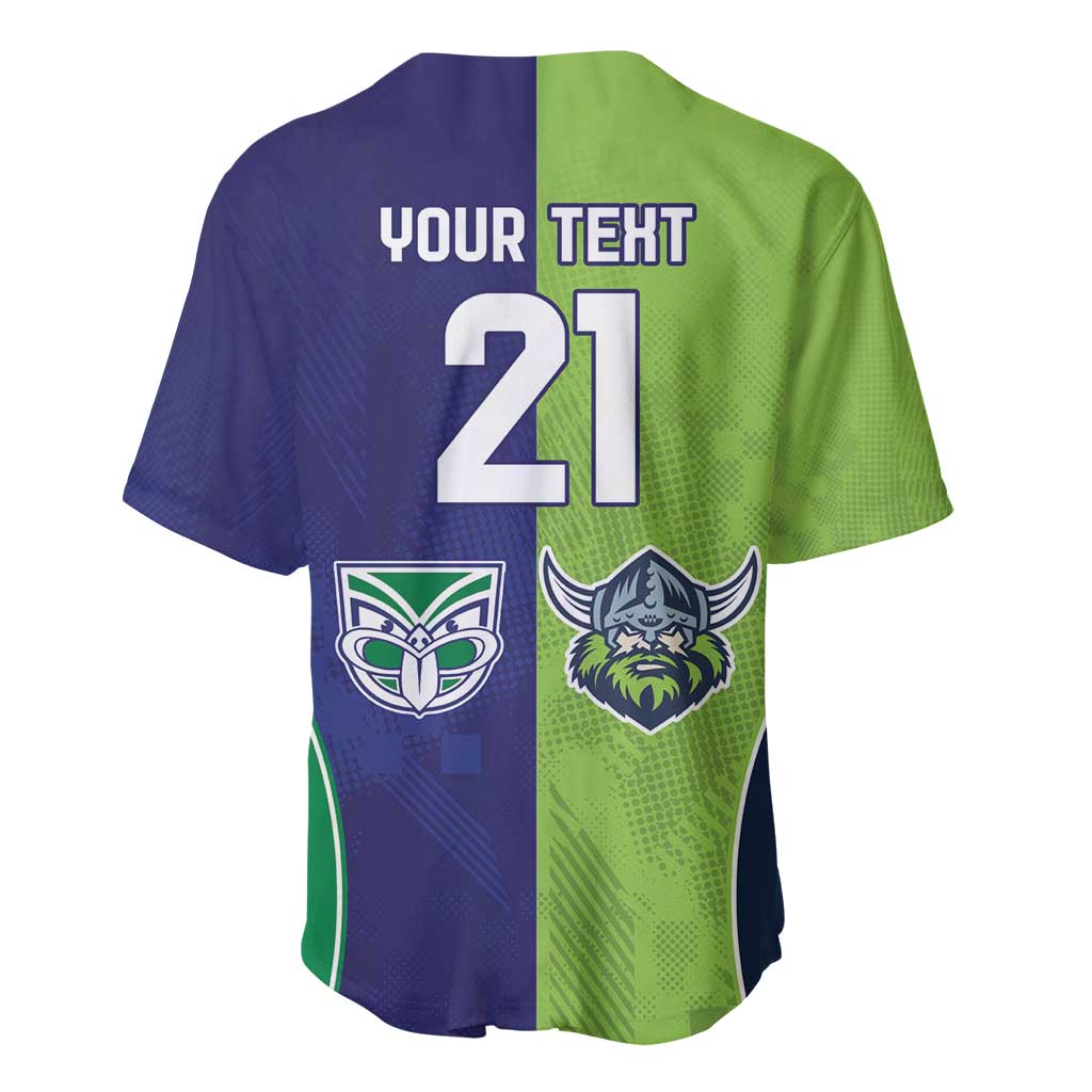 Custom Warriors-Raiders Baseball Jersey Together Sporty Style