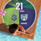 Custom Warriors-Raiders Beach Blanket Together Sporty Style