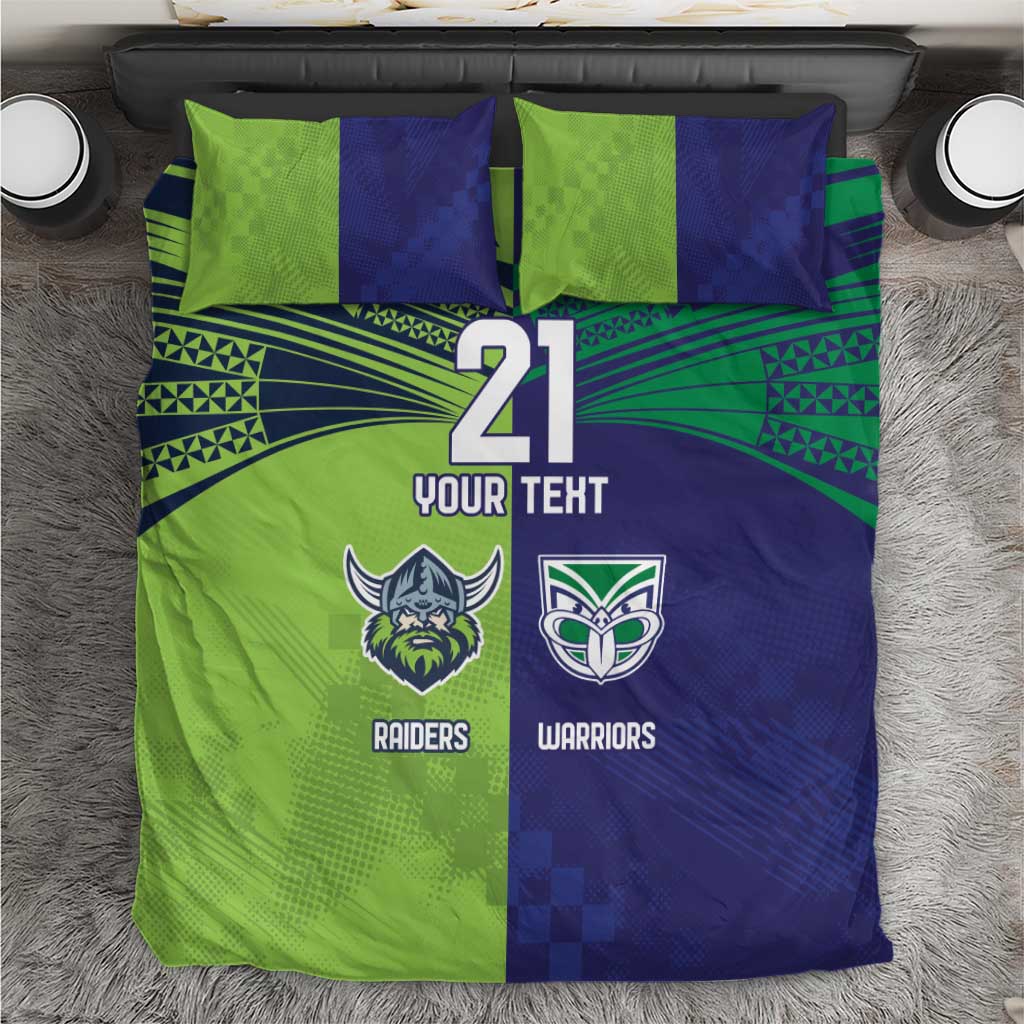 Custom Warriors-Raiders Bedding Set Together Sporty Style