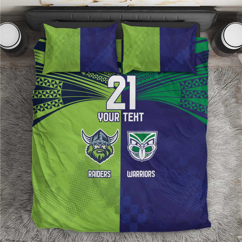 Custom Warriors-Raiders Bedding Set Together Sporty Style