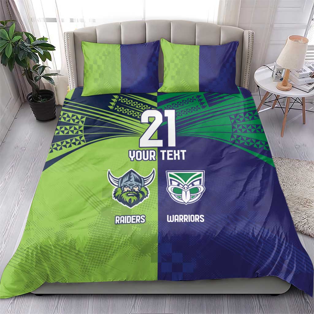 Custom Warriors-Raiders Bedding Set Together Sporty Style