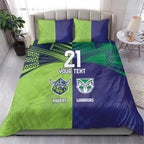 Custom Warriors-Raiders Bedding Set Together Sporty Style