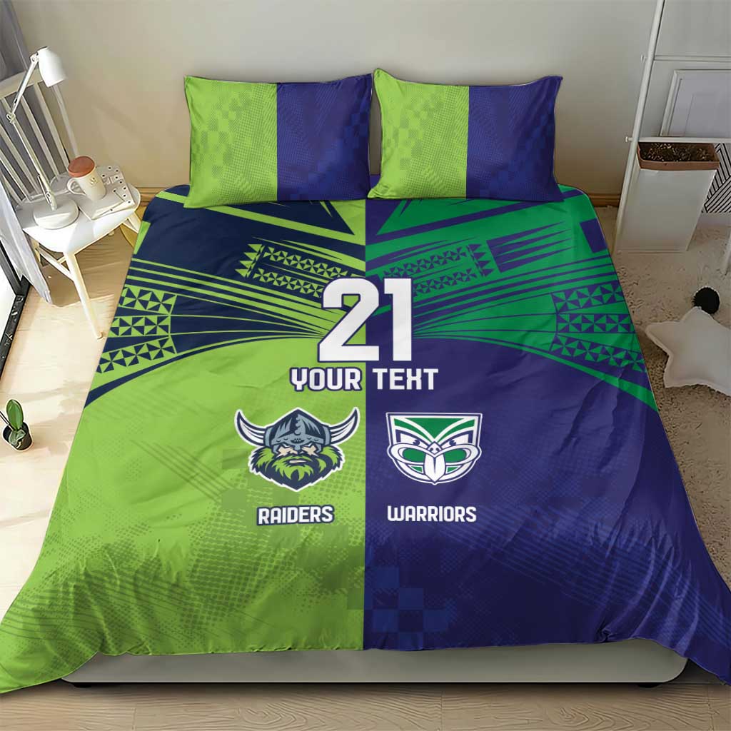 Custom Warriors-Raiders Bedding Set Together Sporty Style