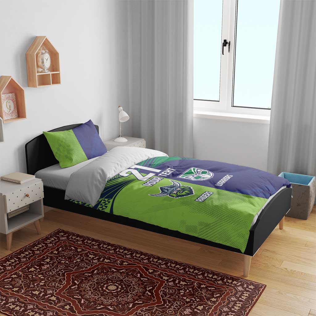Custom Warriors-Raiders Bedding Set Together Sporty Style