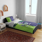 Custom Warriors-Raiders Bedding Set Together Sporty Style