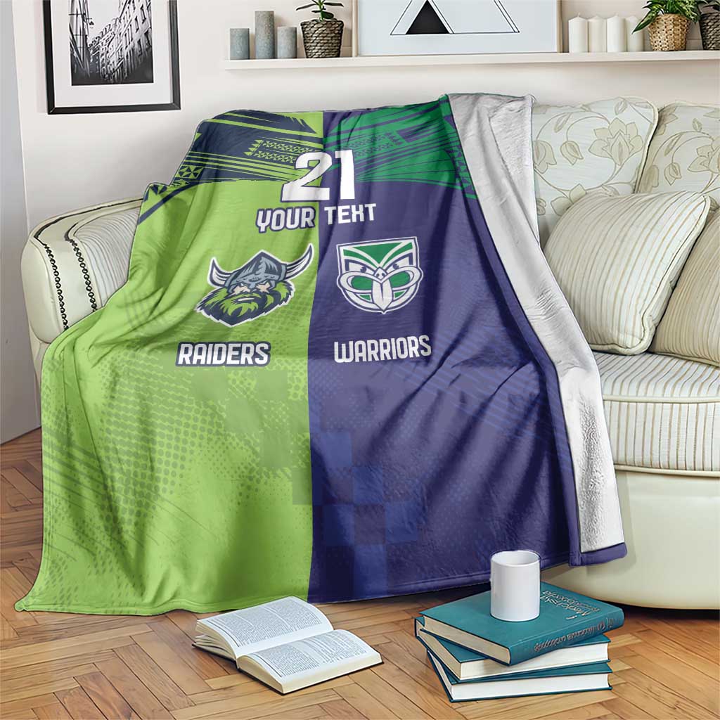 Custom Warriors-Raiders Blanket Together Sporty Style