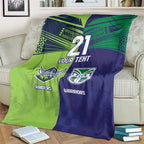 Custom Warriors-Raiders Blanket Together Sporty Style