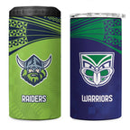 Custom Warriors-Raiders 4 in 1 Can Cooler Tumbler Together Sporty Style