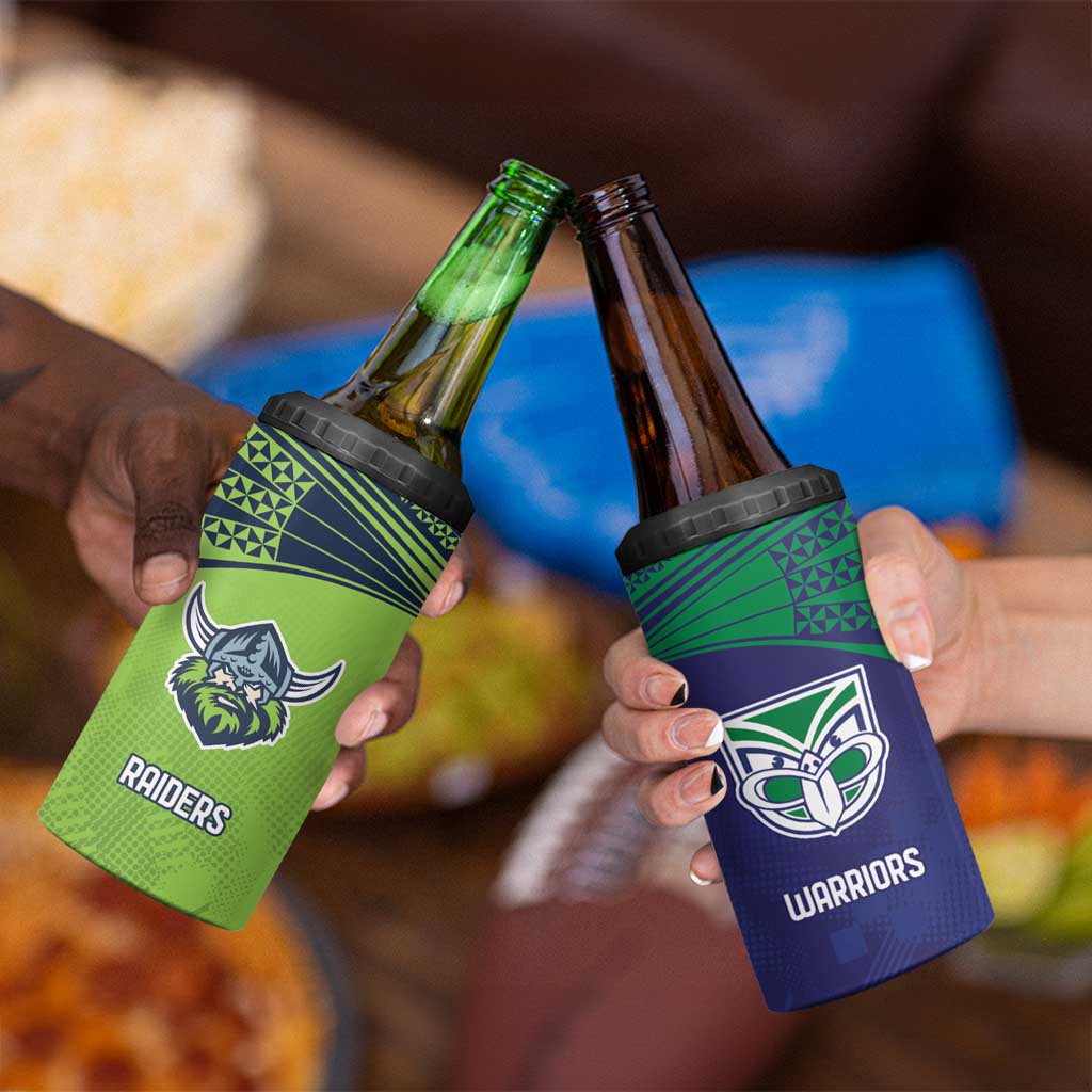 Custom Warriors-Raiders 4 in 1 Can Cooler Tumbler Together Sporty Style