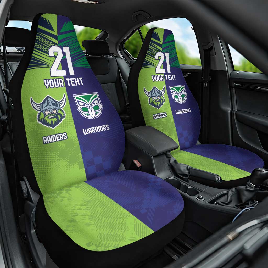 Custom Warriors-Raiders Car Seat Cover Together Sporty Style