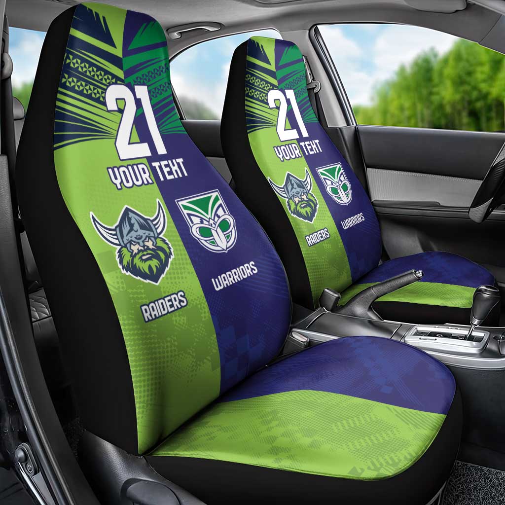 Custom Warriors-Raiders Car Seat Cover Together Sporty Style