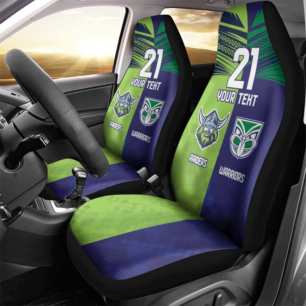 Custom Warriors-Raiders Car Seat Cover Together Sporty Style