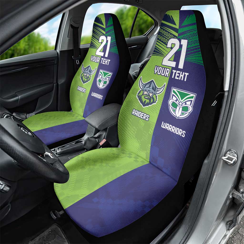 Custom Warriors-Raiders Car Seat Cover Together Sporty Style