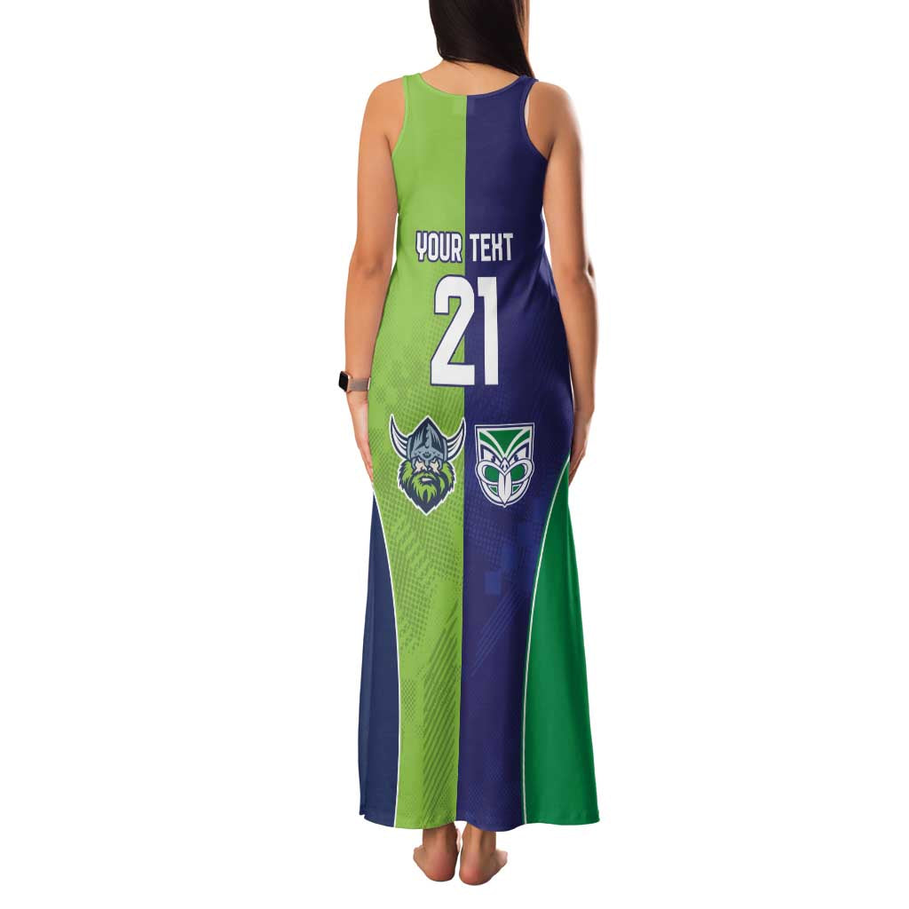 Custom Warriors-Raiders Family Matching Tank Maxi Dress and Hawaiian Shirt Together Sporty Style