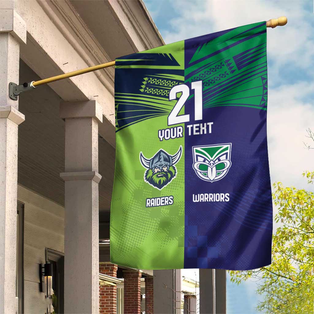 Custom Warriors-Raiders Garden Flag Together Sporty Style