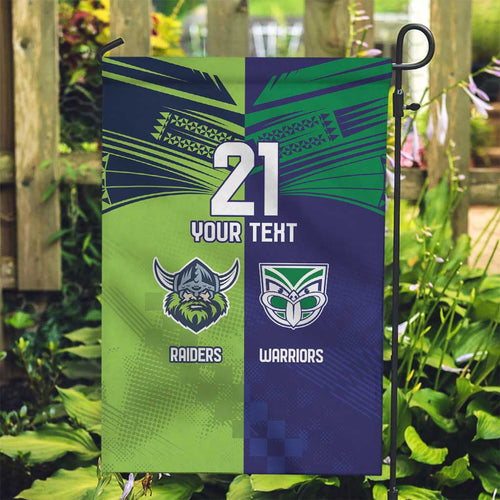 Custom Warriors-Raiders Garden Flag Together Sporty Style