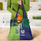 Custom Warriors-Raiders Grocery Bag Together Sporty Style
