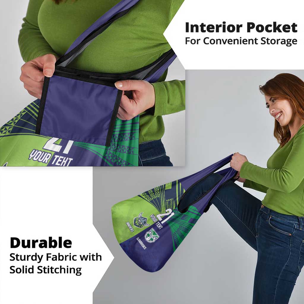 Custom Warriors-Raiders Grocery Bag Together Sporty Style