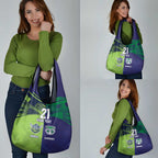 Custom Warriors-Raiders Grocery Bag Together Sporty Style