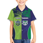 Custom Warriors-Raiders Hawaiian Shirt Together Sporty Style