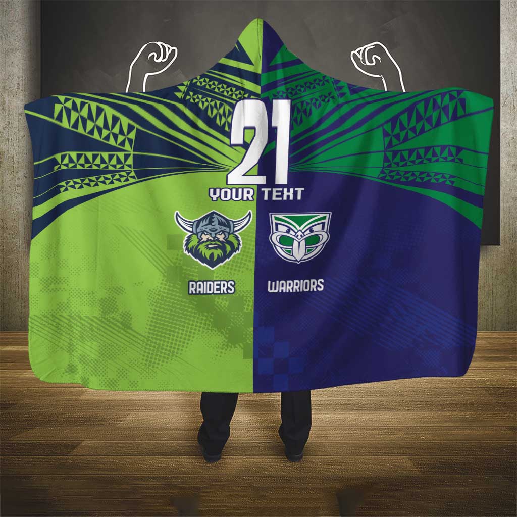 Custom Warriors-Raiders Hooded Blanket Together Sporty Style