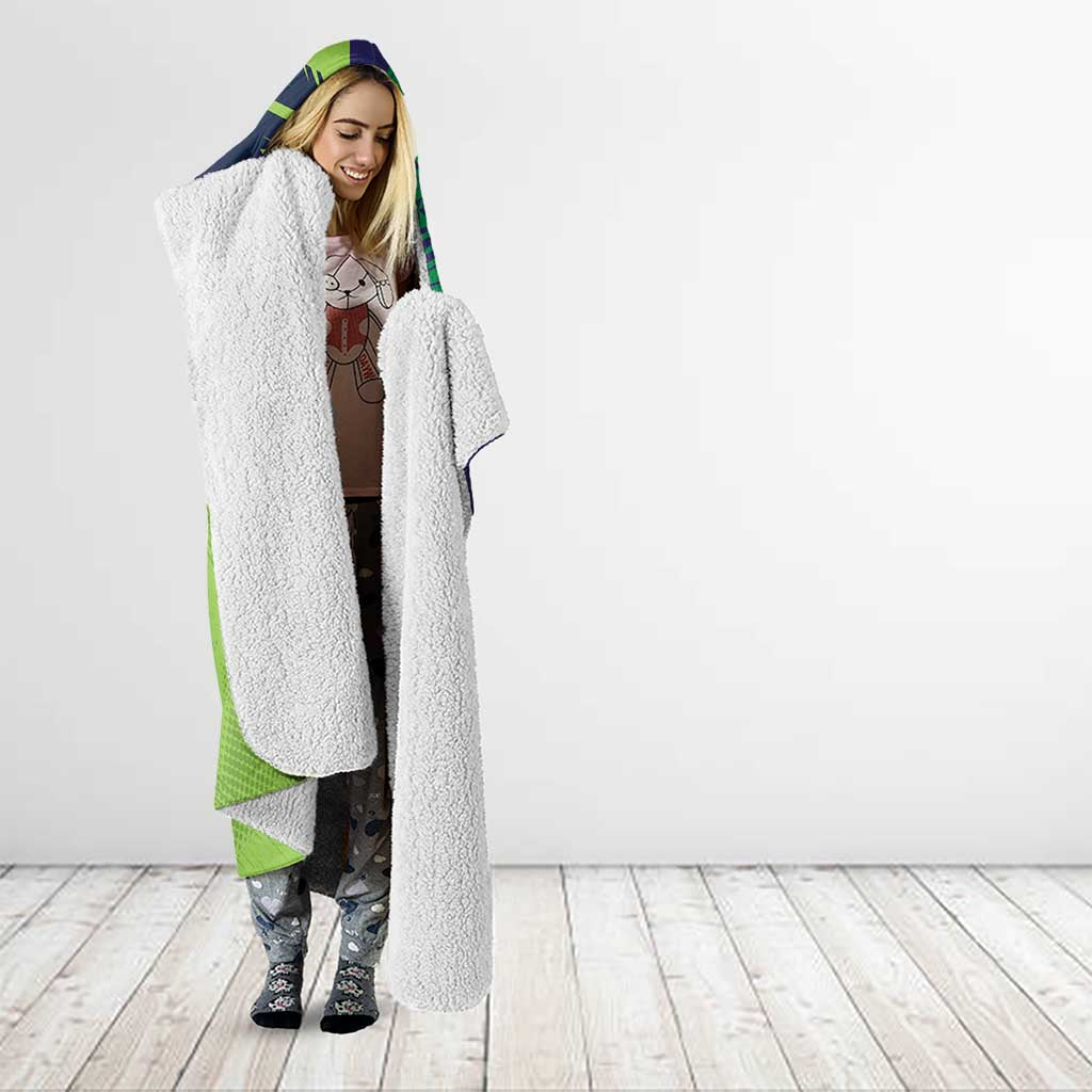 Custom Warriors-Raiders Hooded Blanket Together Sporty Style