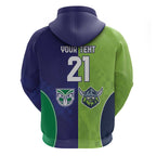 Custom Warriors-Raiders Hoodie Together Sporty Style