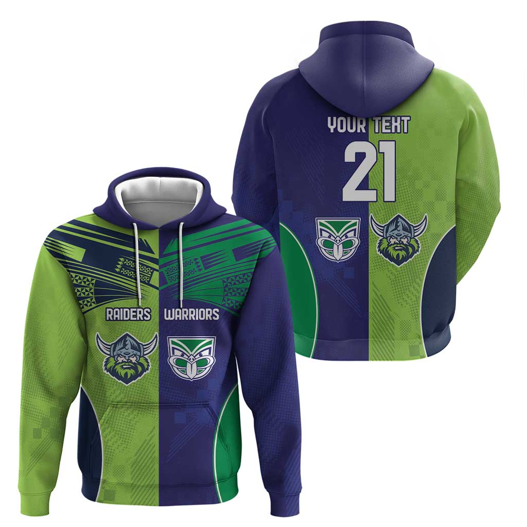 Custom Warriors-Raiders Hoodie Together Sporty Style