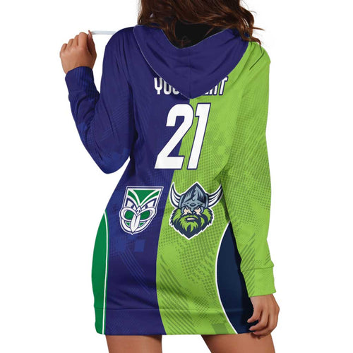 Custom Warriors-Raiders Hoodie Dress Together Sporty Style