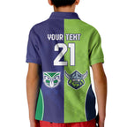 Custom Warriors-Raiders Kid Polo Shirt Together Sporty Style