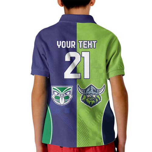Custom Warriors-Raiders Kid Polo Shirt Together Sporty Style