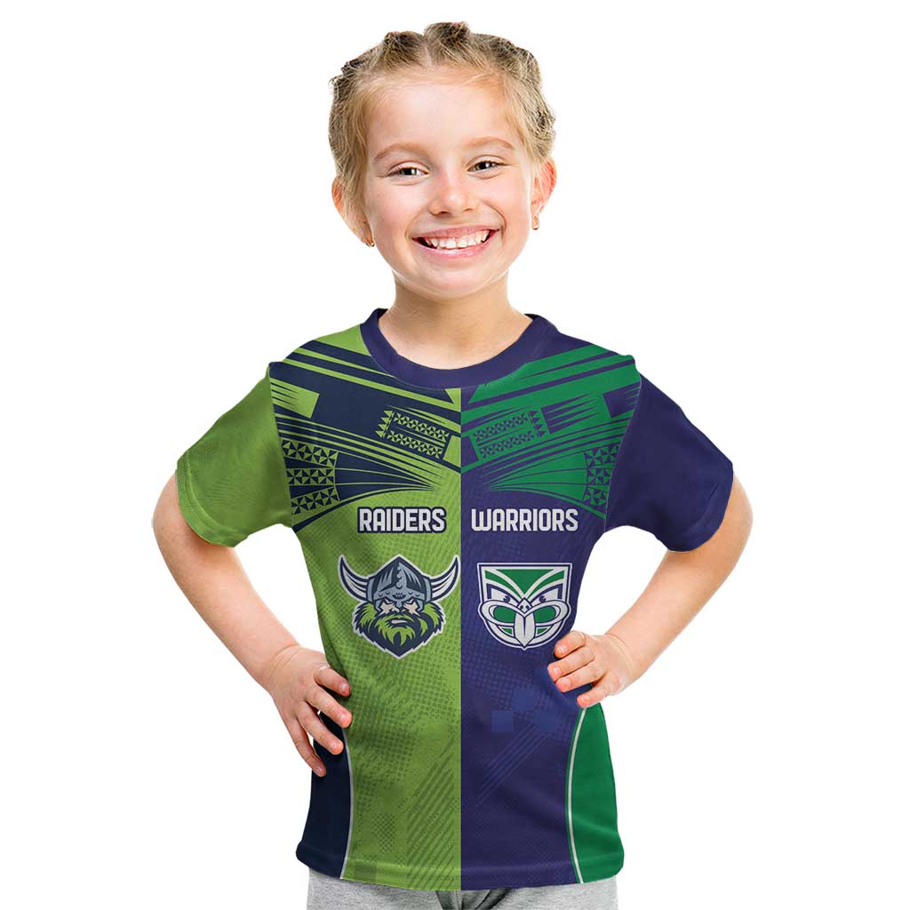 Custom Warriors-Raiders Kid T Shirt Together Sporty Style