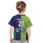 Custom Warriors-Raiders Kid T Shirt Together Sporty Style