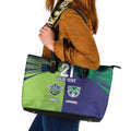 Custom Warriors-Raiders Leather Tote Bag Together Sporty Style
