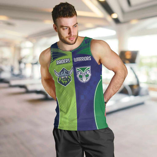 Custom Warriors-Raiders Men Tank Top Together Sporty Style