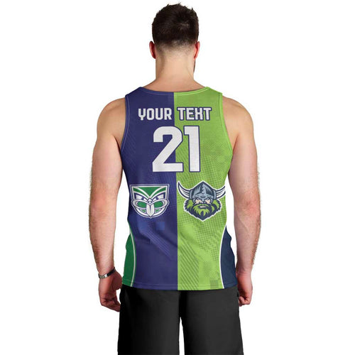 Custom Warriors-Raiders Men Tank Top Together Sporty Style