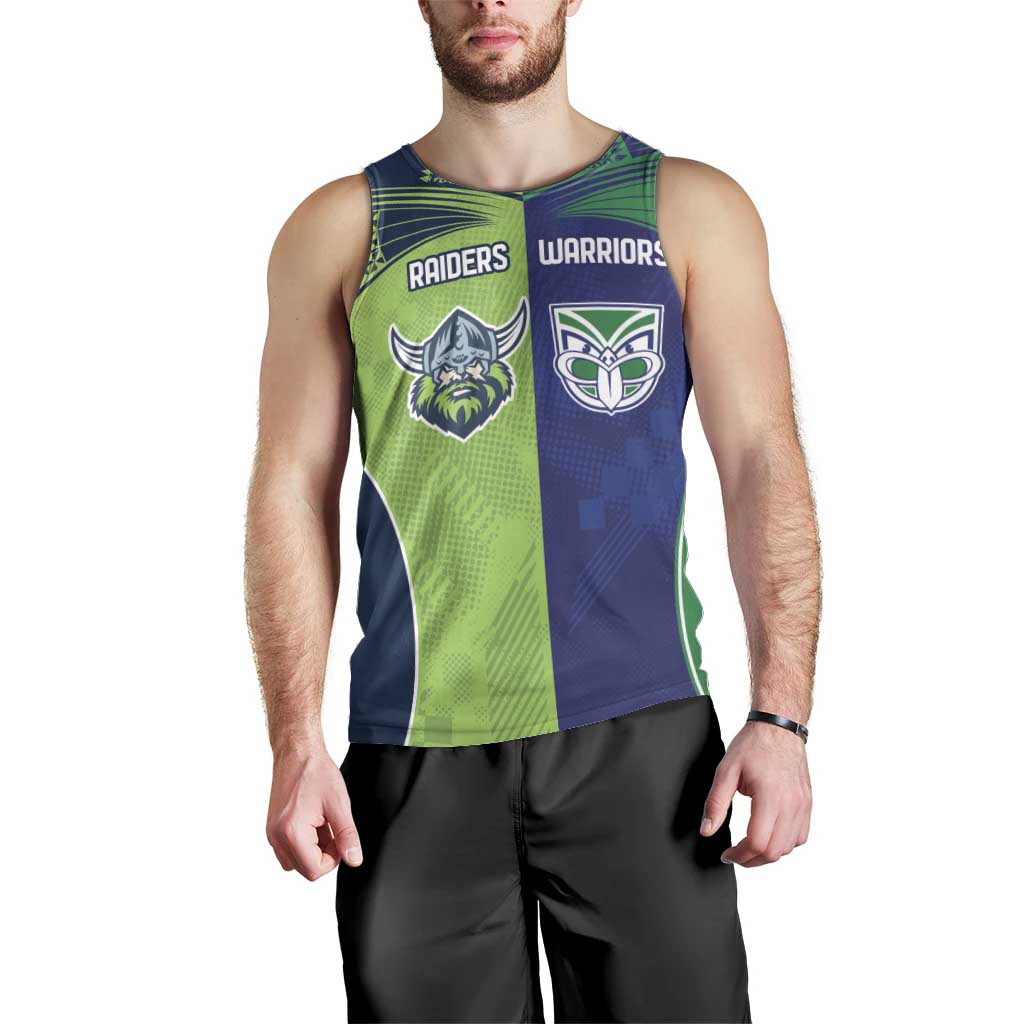 Custom Warriors-Raiders Men Tank Top Together Sporty Style