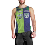 Custom Warriors-Raiders Men Tank Top Together Sporty Style