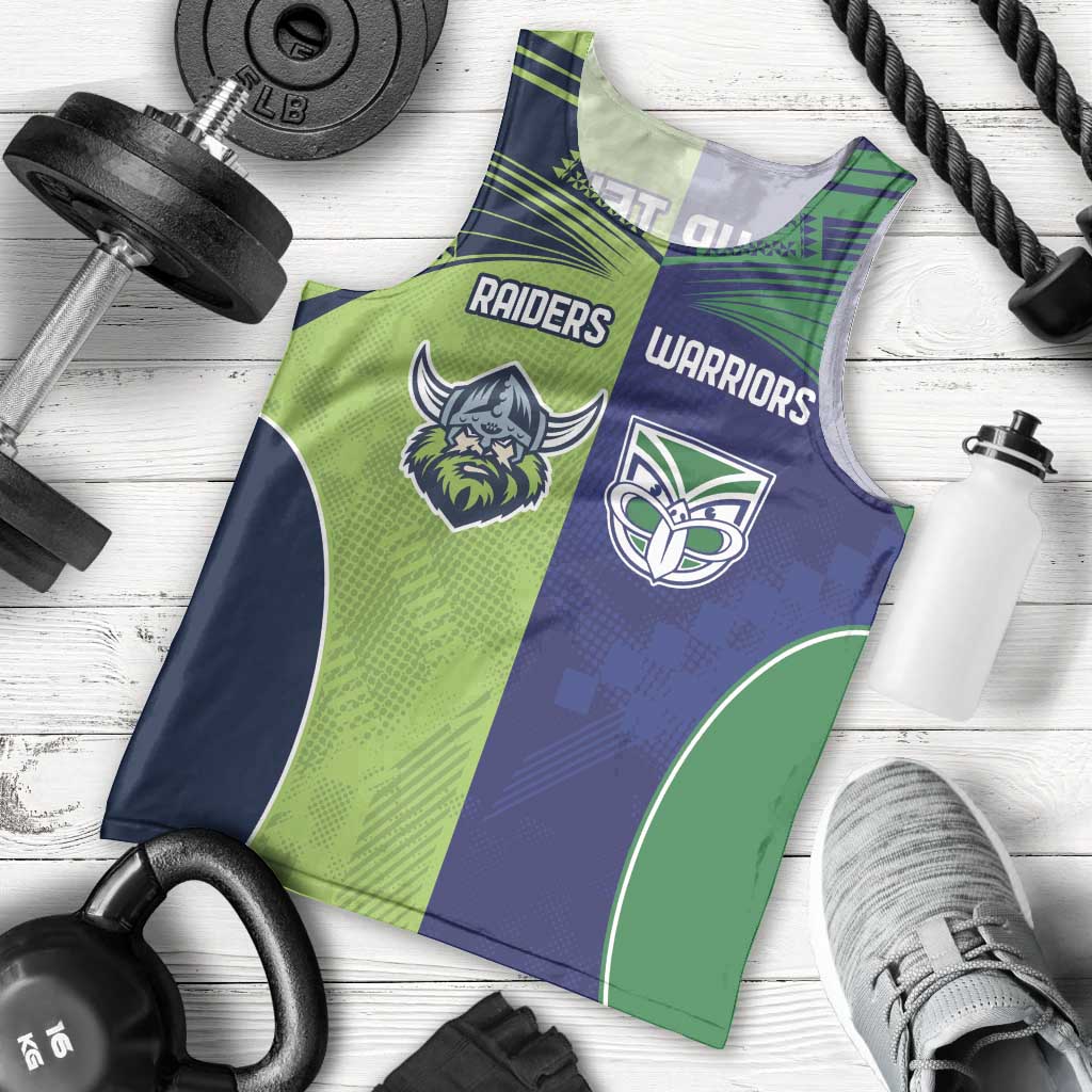 Custom Warriors-Raiders Men Tank Top Together Sporty Style